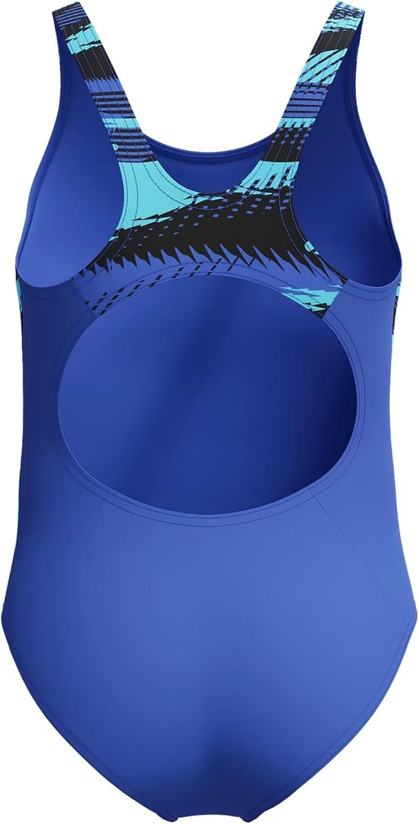 Speedo Mädchen Hyperboom Splice Muscleback-Badeanzug | Schwimmtraining | Chlorbeständig | Schnell trocknend | Stretchmaterial | Bequeme Passform