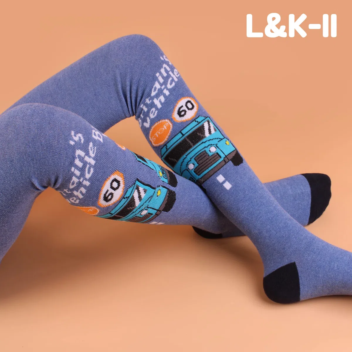 L&K-II 3er Kinder Baby Jungen Strickstrumpfhose mit verschiedenen Mustern mehrfarbig 27253AB