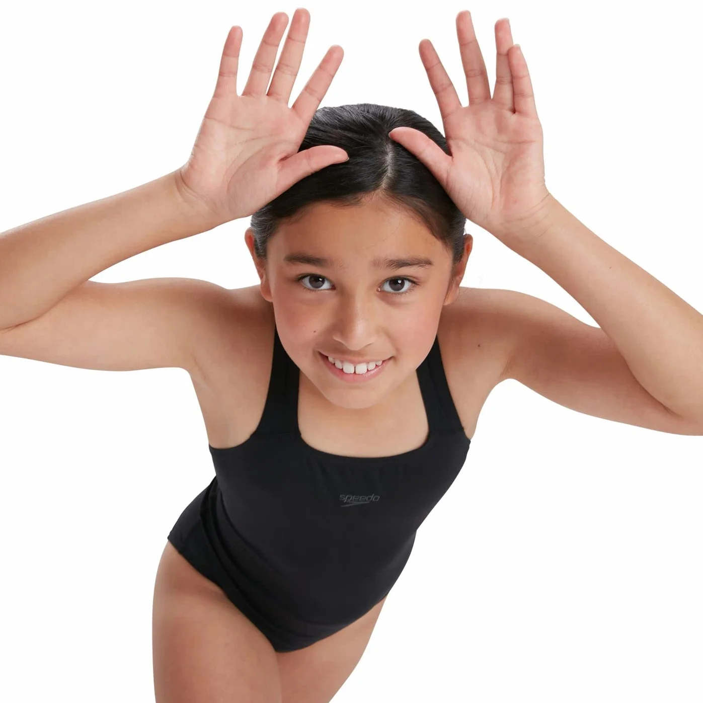 Speedo Mädchen ECO Endurance+ Medalist Badeanzug | Chlorbeständig | Recyclingmaterial | Bequeme Passform | Schwimmunterricht | Badeurlaub