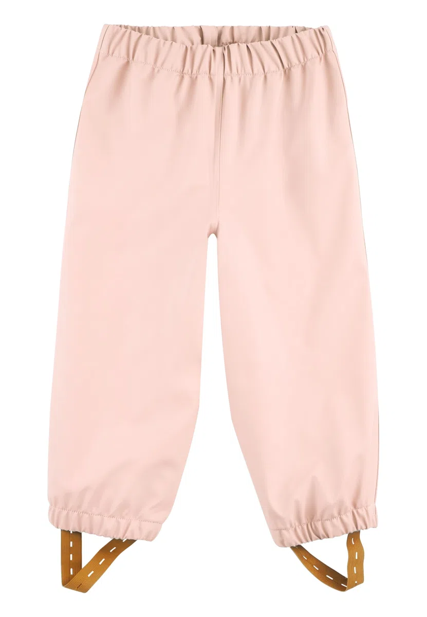 Sterntaler Regenhose ungefüttert Uni - Kinder Regenhose wasserdicht - Mädchen Matsch- und Buddelhose ohne Latz mit verschweißten Nähten - robuste Regenbekleidung - zartrosa, Größe 98