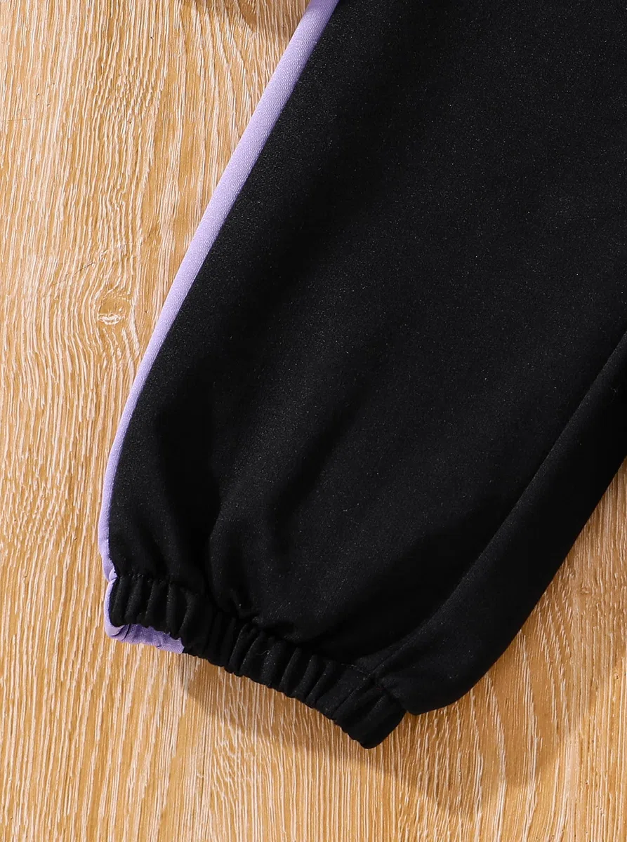 Hilinker 3-teiliges Outfit für Mädchen mit Kapuze, bauchfreies Tanktop und Sweatpants