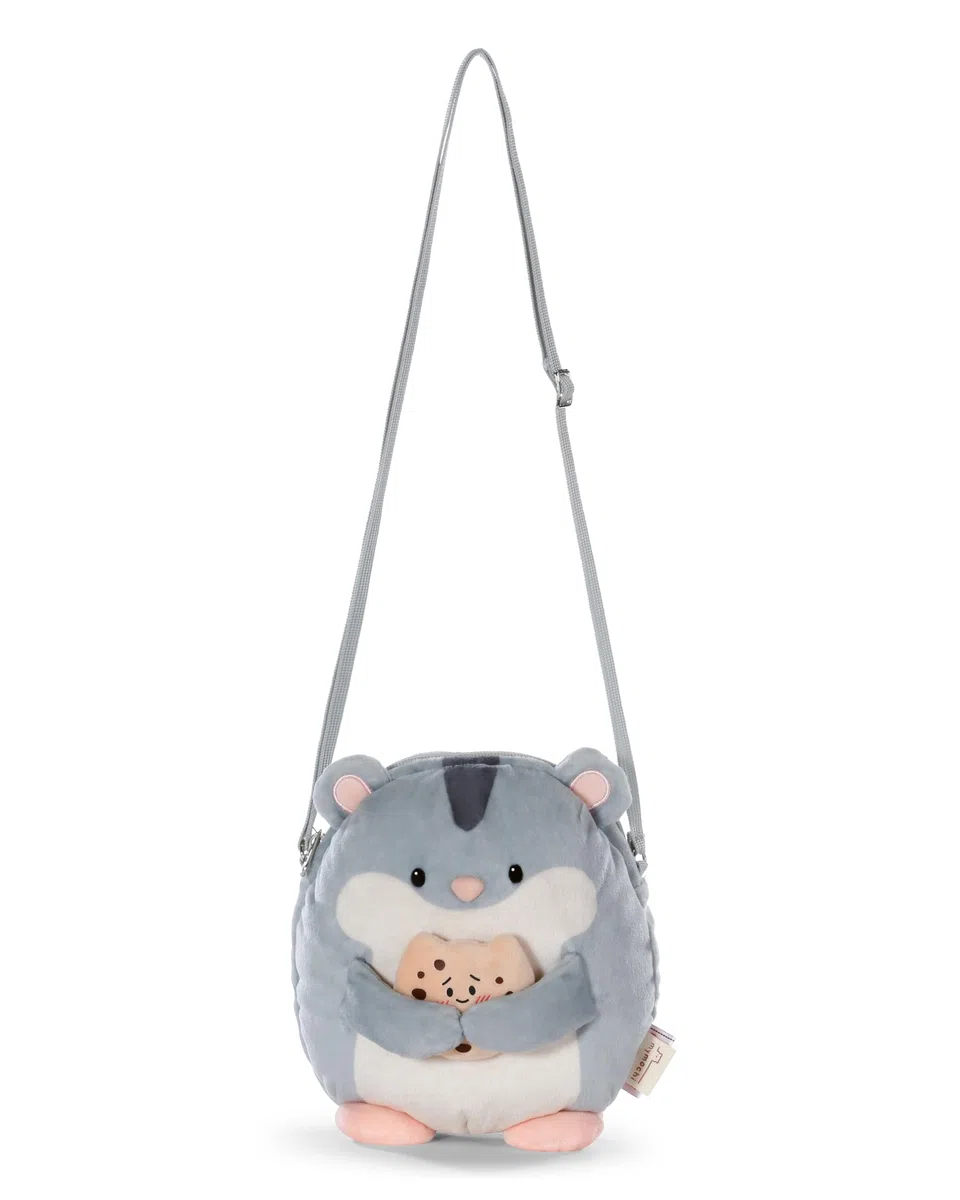 NICI mymochi Tasche & Rucksack für Kinder & Kuscheltierliebhaber, Niedliche Umhängetasche oder Kinderrucksack in süßem Kuscheltier-Design & mit verstellbarem Schultergurt