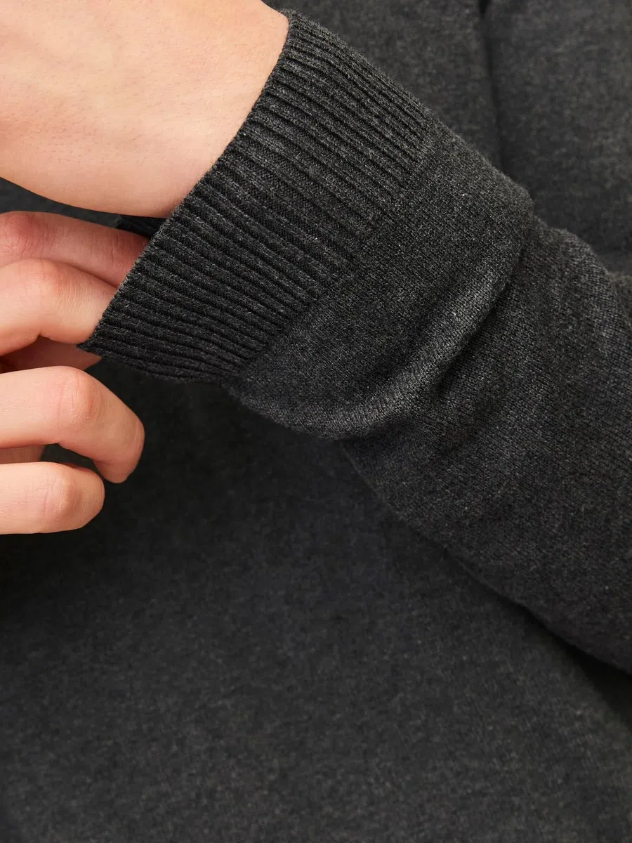JACK & JONES Male Strickpullover Einfarbig Strickpullover | Knitted Pullover
