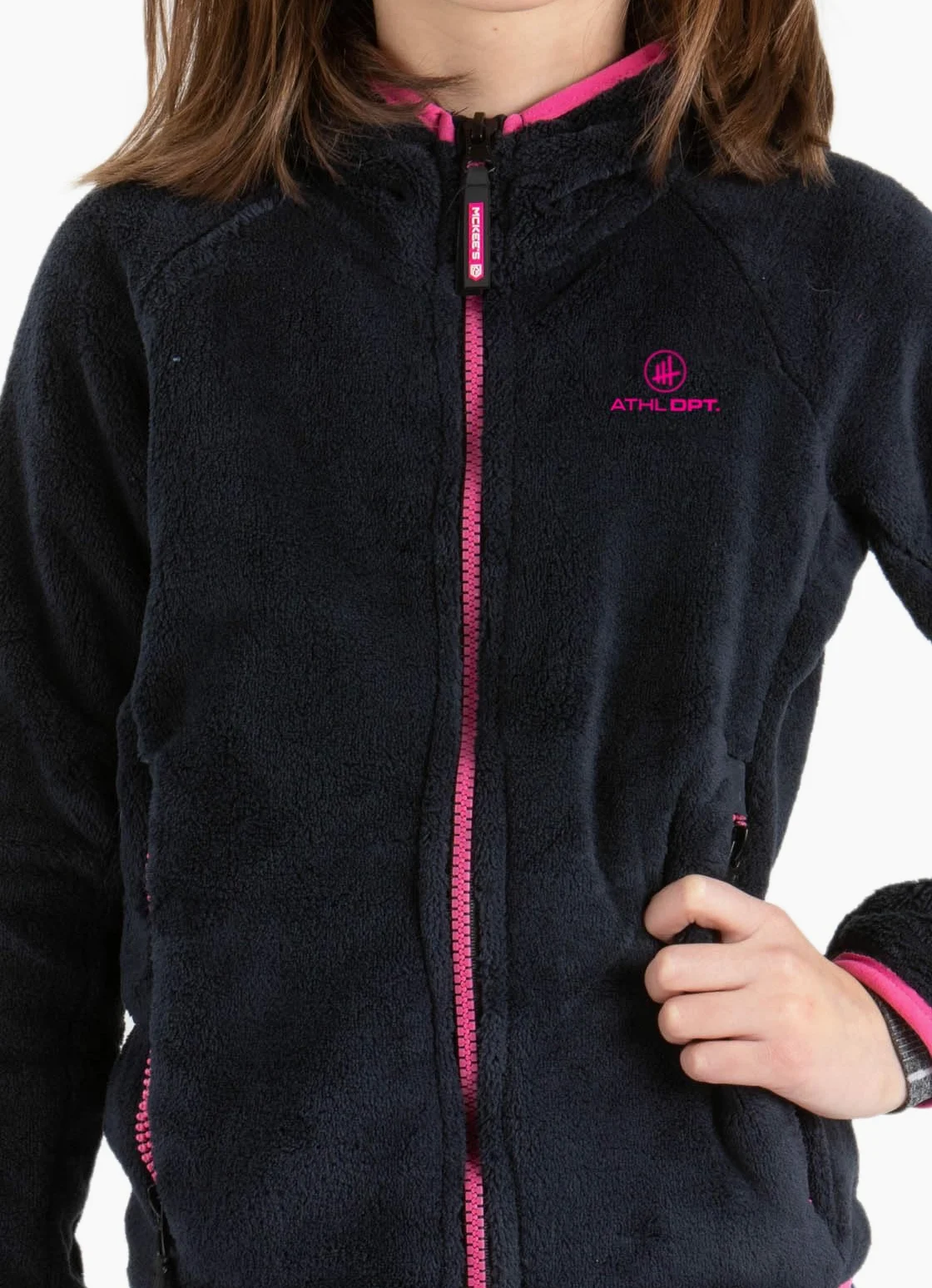 Mädchen Fleecejacke kuschlig-warme Unterziehjacke für Sport und Freizeit