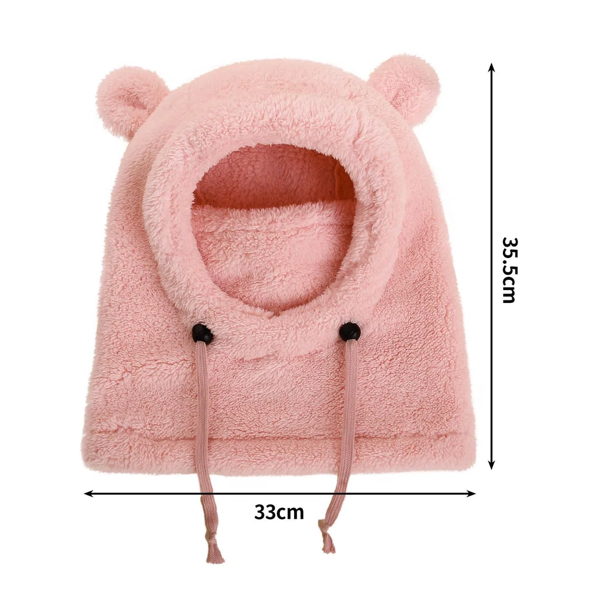 Schlupfmütze Kinder Winter - Thermo Fleece Sturmhaube Multifunktionale Winddichte Gesichtsmaske Skimaske Warme Strick Mütze Kapuze Halswärmer Schal Outdoor-Aktivitäten für Jungen Mädchen 3-10 Jahre
