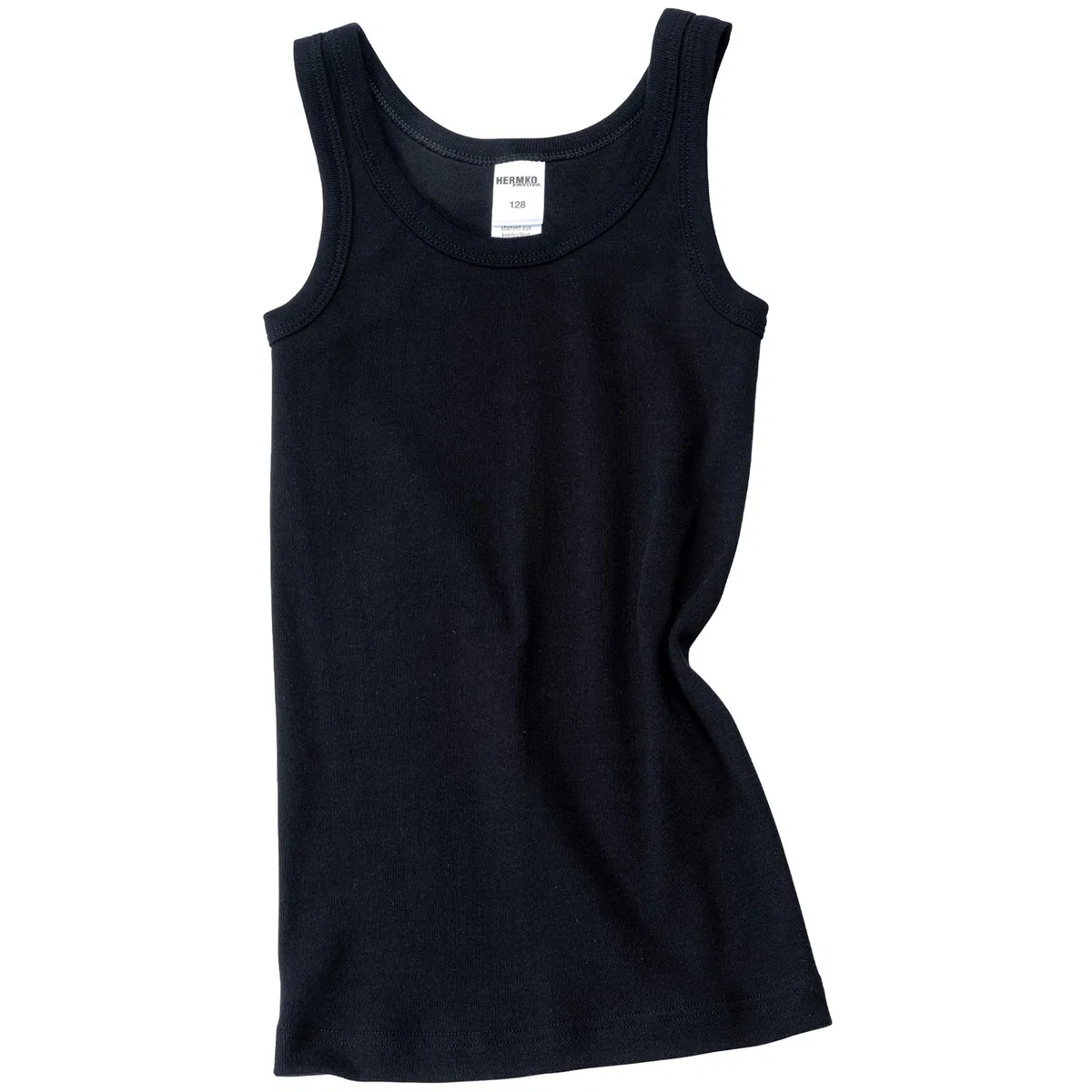 HERMKO 2800 3er Pack Jungen Achselhemden aus 100% Bio-Baumwolle