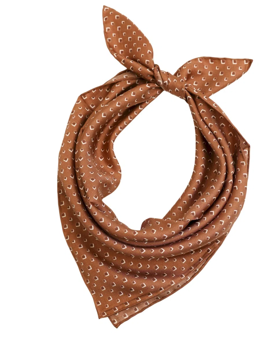 Herr Dame reine Seide Bandana handrolliertes SeidenHalstuch unisex Nickituch