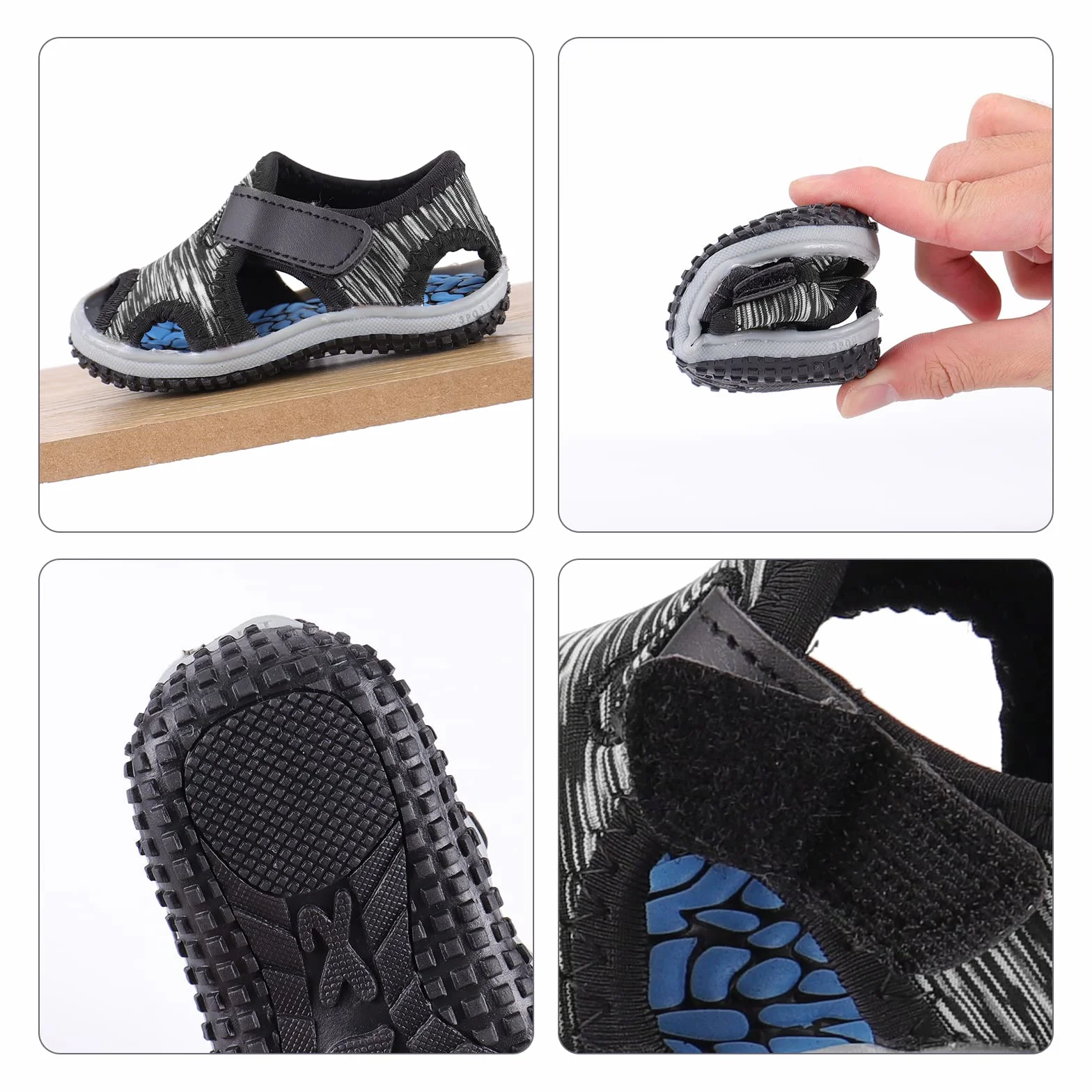 Sommer Sandalen Für Kinder Jungen Mädchen 1-7 Jahre Kleinkind Strandschuhe Aquaschuhe Belüftung Rutschfest