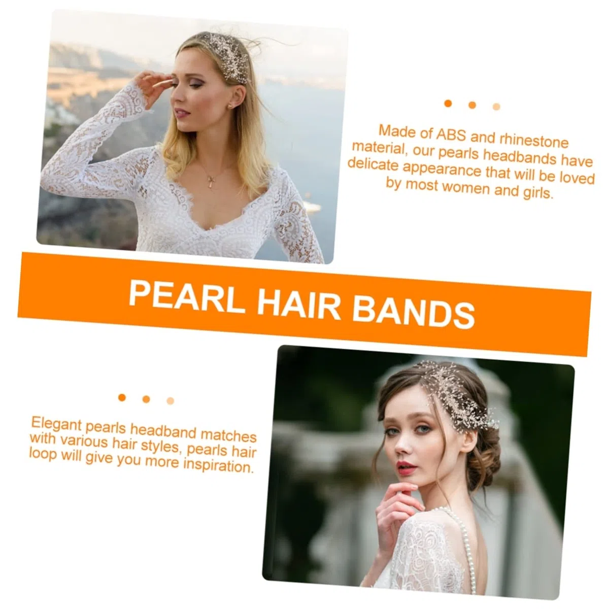 minkissy Geflochtener Perlhaarkamm Perlenkristall Kopfbedeckungen Für Die Perlenhochzeit Haarschmuck Aus Kristall Braut Haarkamm Hochzeitshaar Blüte Abs Kleid Weiß Tischgesellschaft