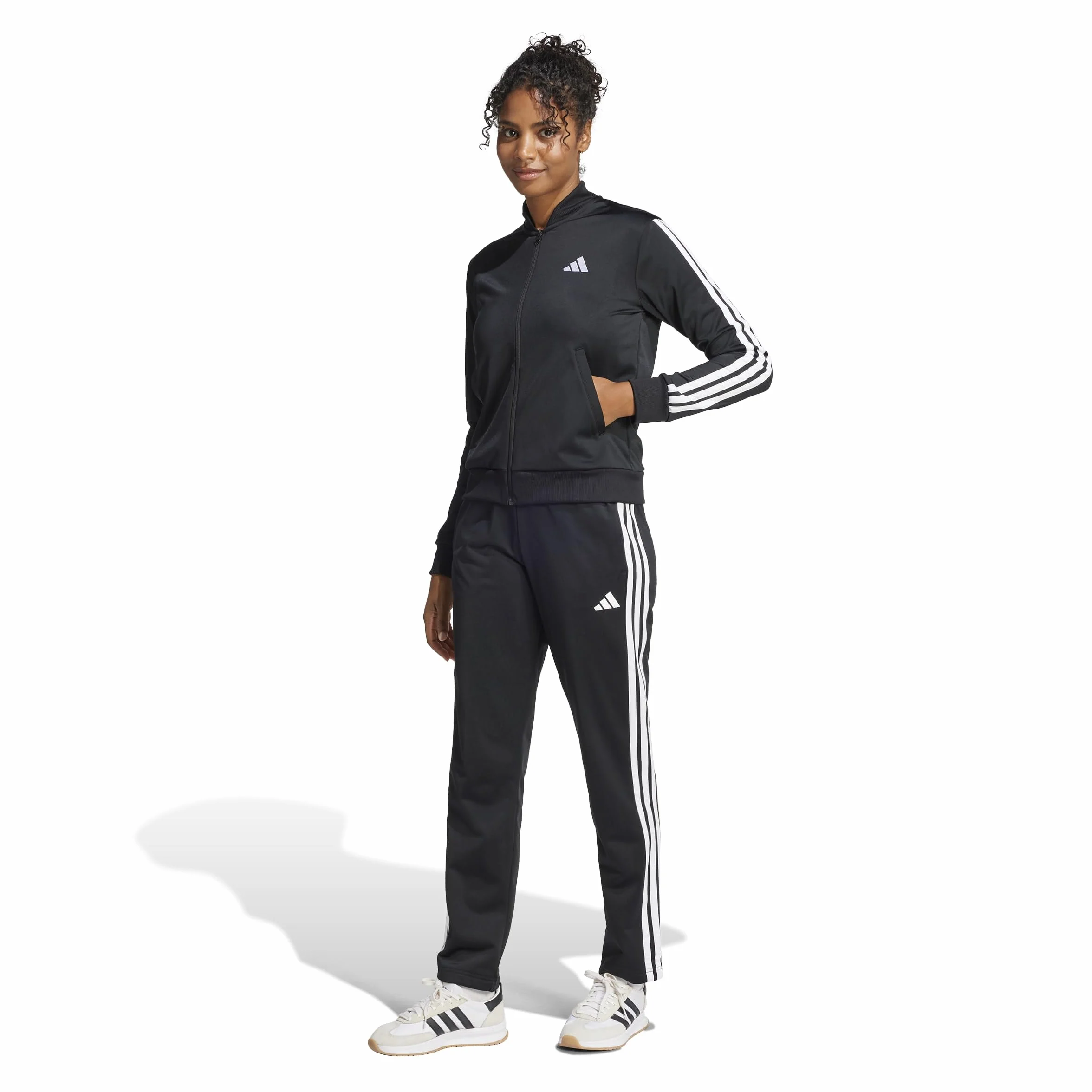 adidas Damen ESSENTIALS 3-STRIPES TRACKSUIT