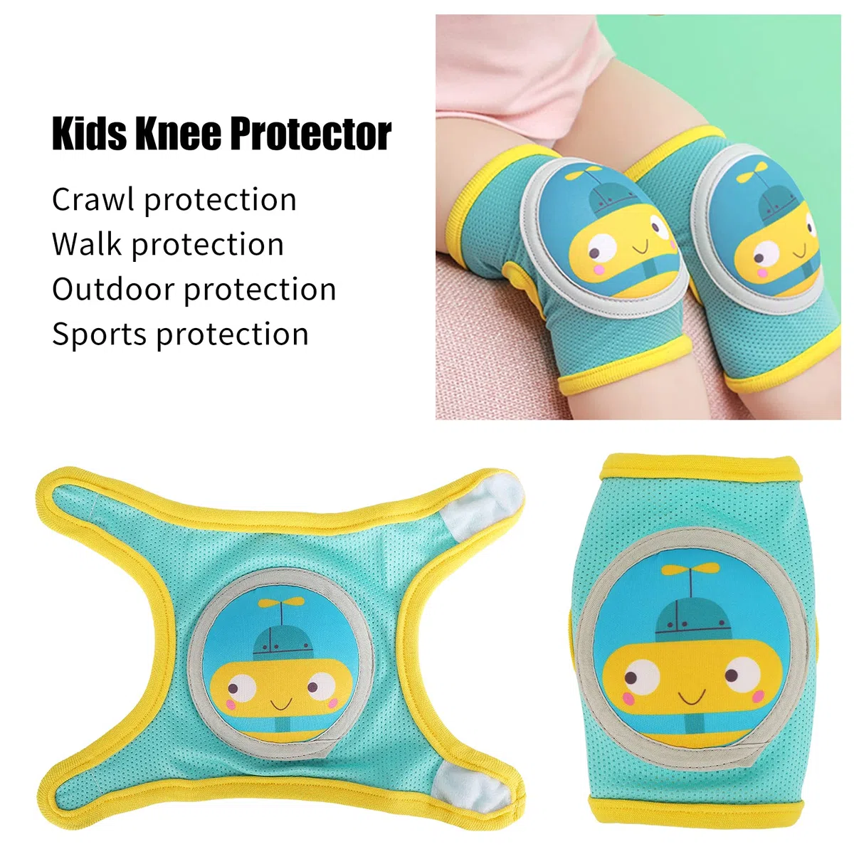 Baby Knieschoner, weicher bequemer Kinder Knieschoner für Kinder für Indoor-Sport für Outdoor-Sport