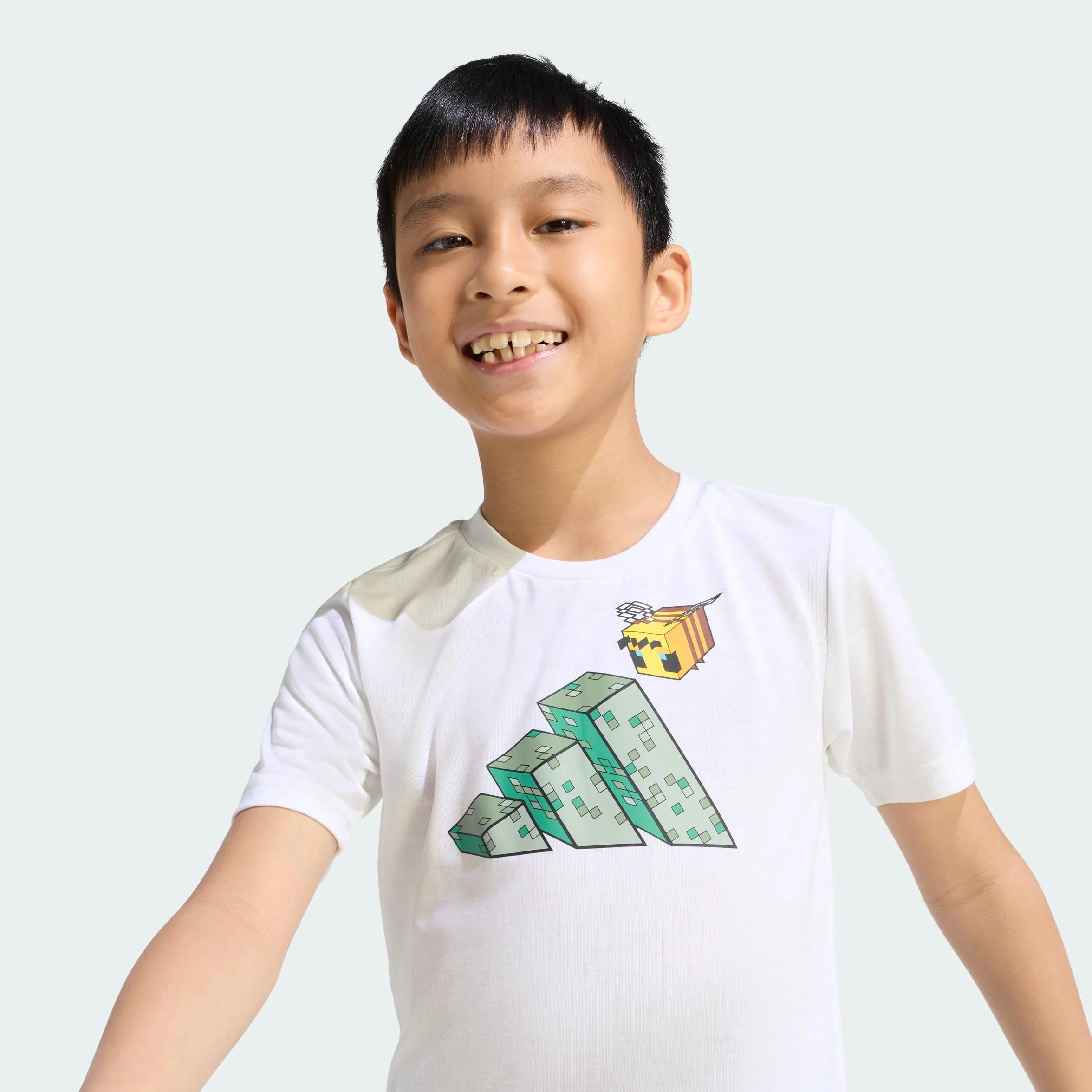 adidas Unisex Kids MINECRAFT TRAINING SOMMER-SET, SHORTS UND T-SHIRT