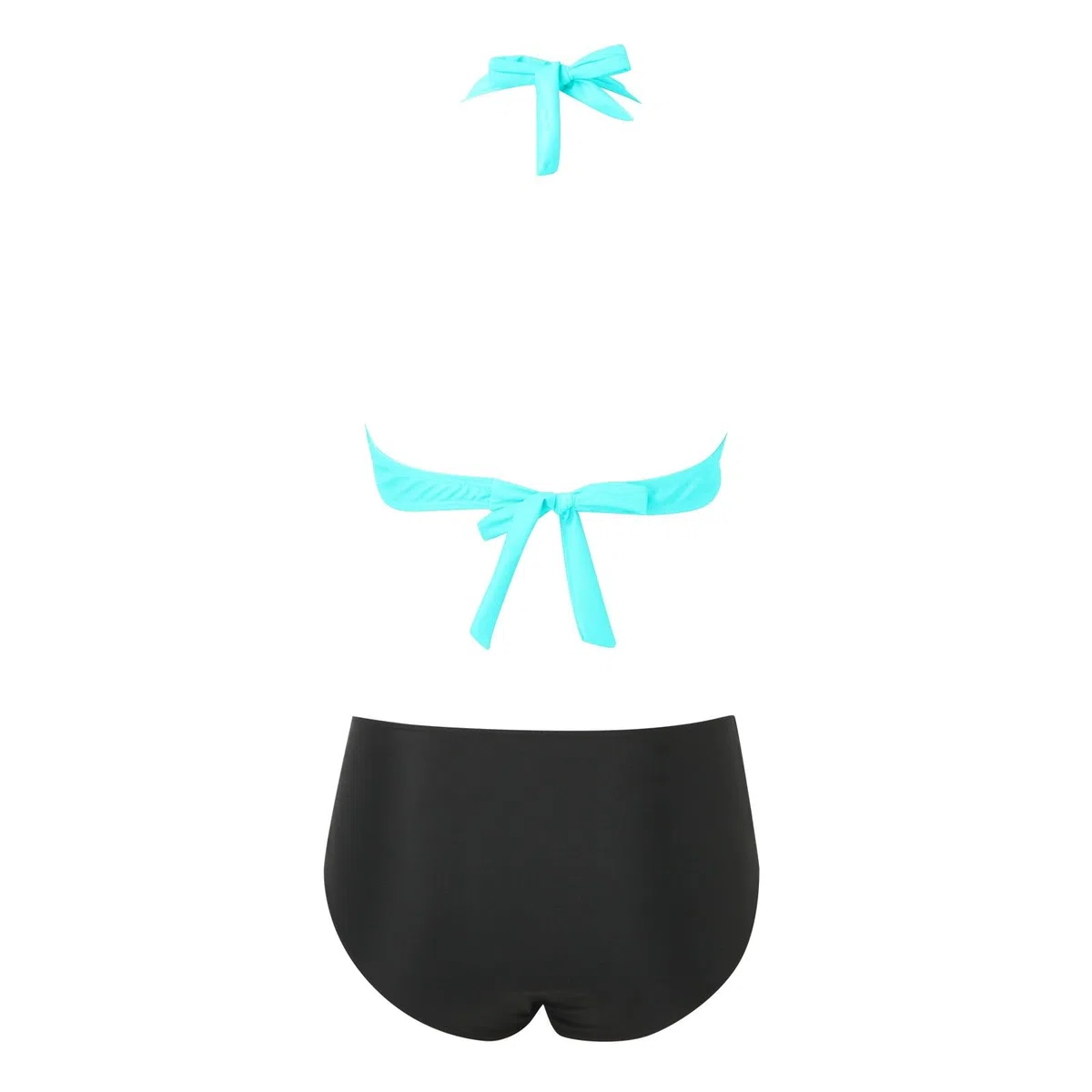 Bikini Damen Push up Sexy Verstellbare Atmungsaktiv Bikini Damen Set Bauch Weg Sexy Bikinihose Schwimmrock Monokini Shape Schnürung Badeanzug mit Rock Lang Badeanzugkleid
