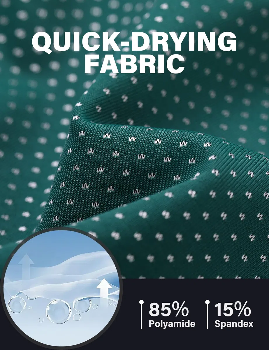 Herren Badeslip Eng Kurz mit Tunnelzug, Schnelltrocknend Elastische Badehose für Strand, Schwimmbad & Wassersport