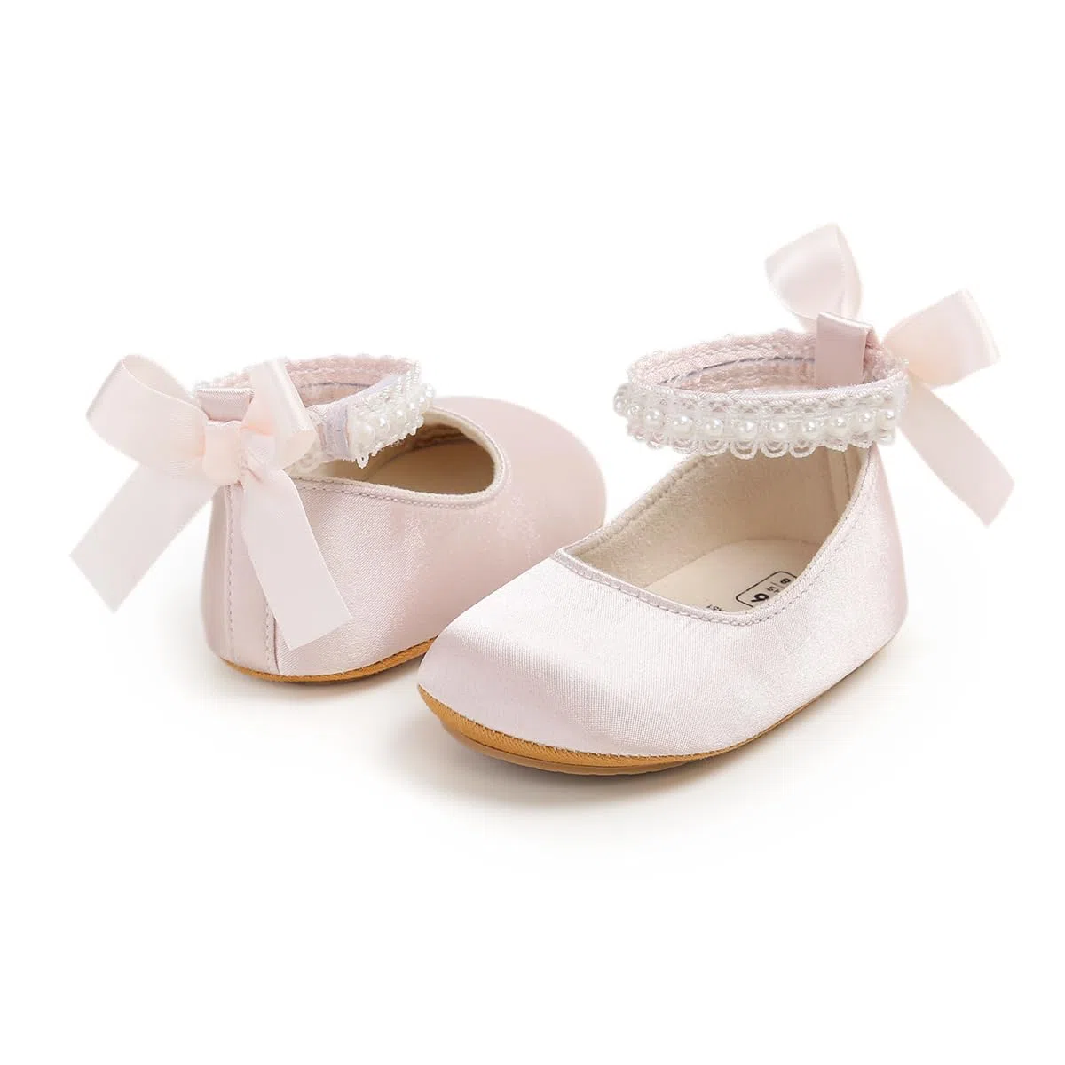 Baby Mary Jane Prinzessin Lauflernschuhe mit Perle 0-18M