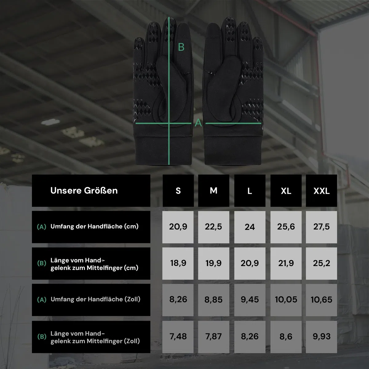 PUMA Workwear Handschuhe Herren Winter - Touchscreen tauglich - Mit rutschfester Haptik - Warme Fleece Winterhandschuhe für Outdoor Sport, Laufen - Arbeitshandschuhe - Geschenke für Männer
