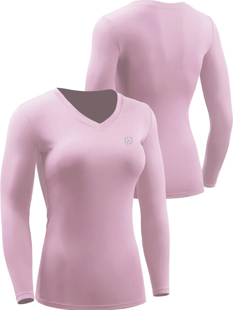 Neleus Damen Athletic Yoga-Shirt (3er Pack)
