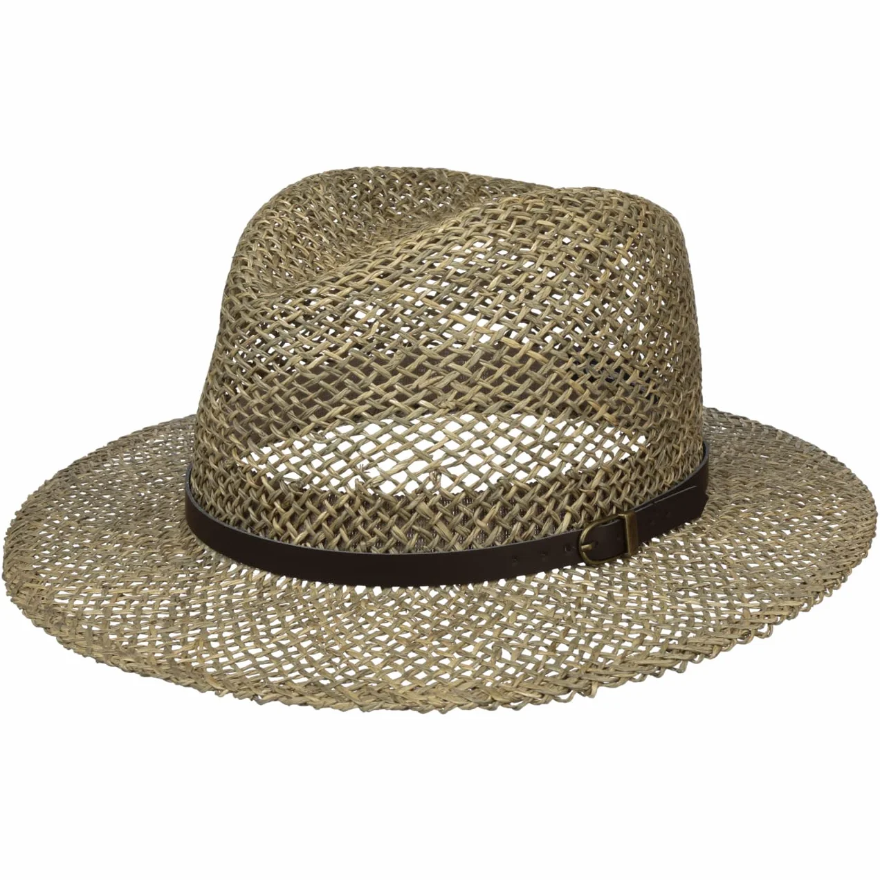 Lipodo Farmer Strohhut Krempenbreite 7 cm Sonnenschutz Herren Frühjahrs Sommer