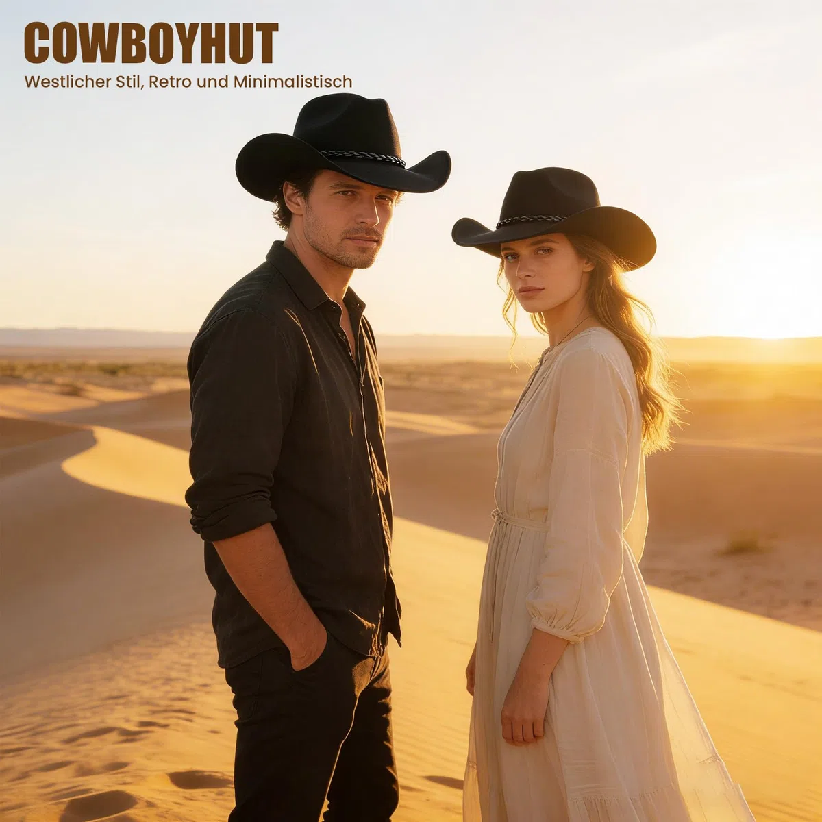 Classic Cowboy Hat for Men and Women Wide Brim Fedora with Strap Timeless Cowboy Accessories for Women Perfect Cowgirl Hat Costume Essential Black