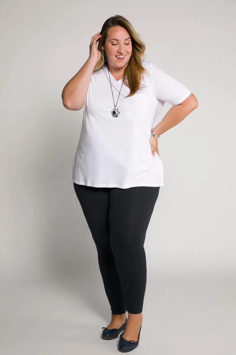 Ulla Popken Damen große Größen Übergrößen Plus Size Leggings, Skinny, Elastikbund, Oeko-TEX 485548