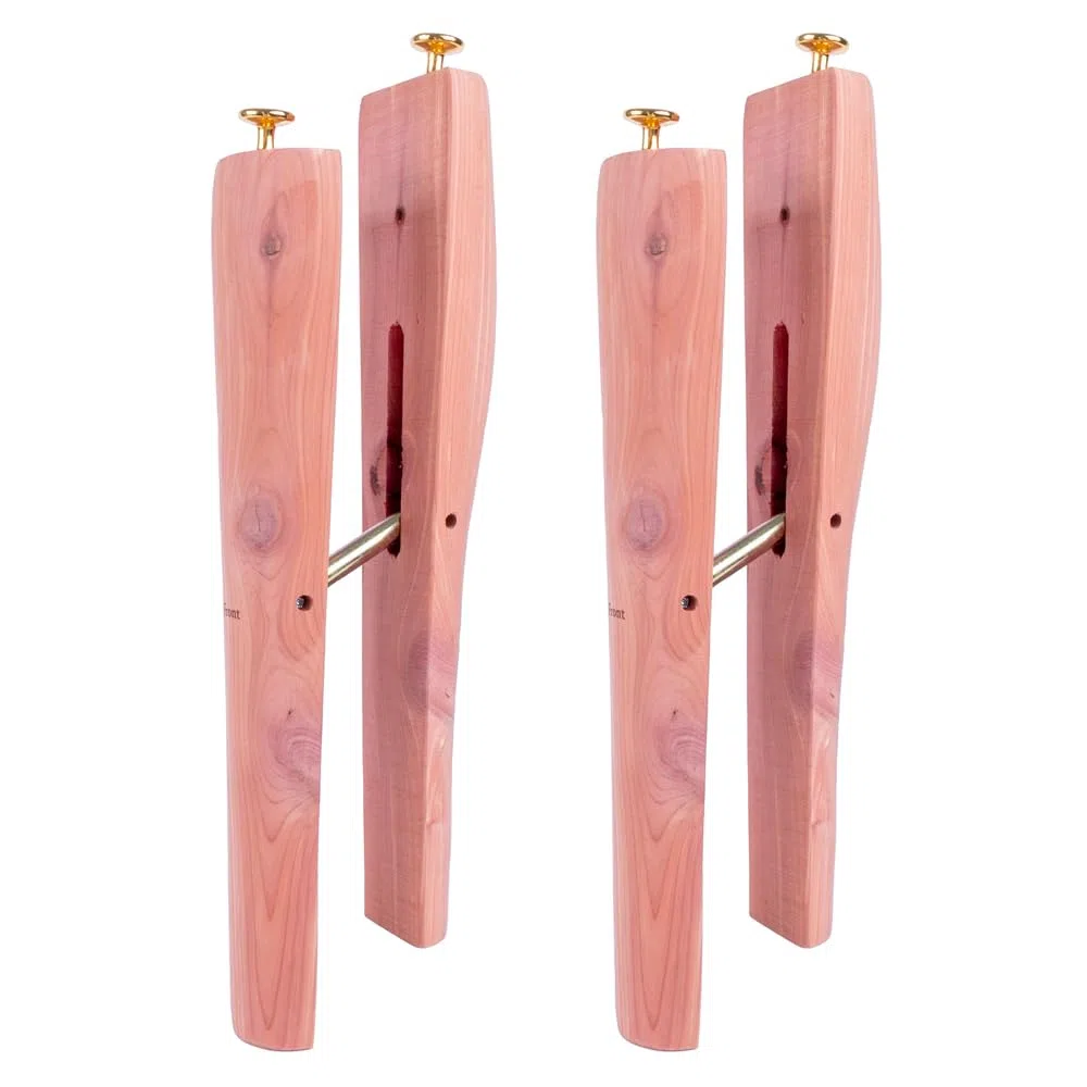 FootFitter Aromatic Cedar Boot Shaft Shapers, Premium Cedar Wood Unisex Boot Shaft Shaper Inserts, Keeps Boots From Creasing