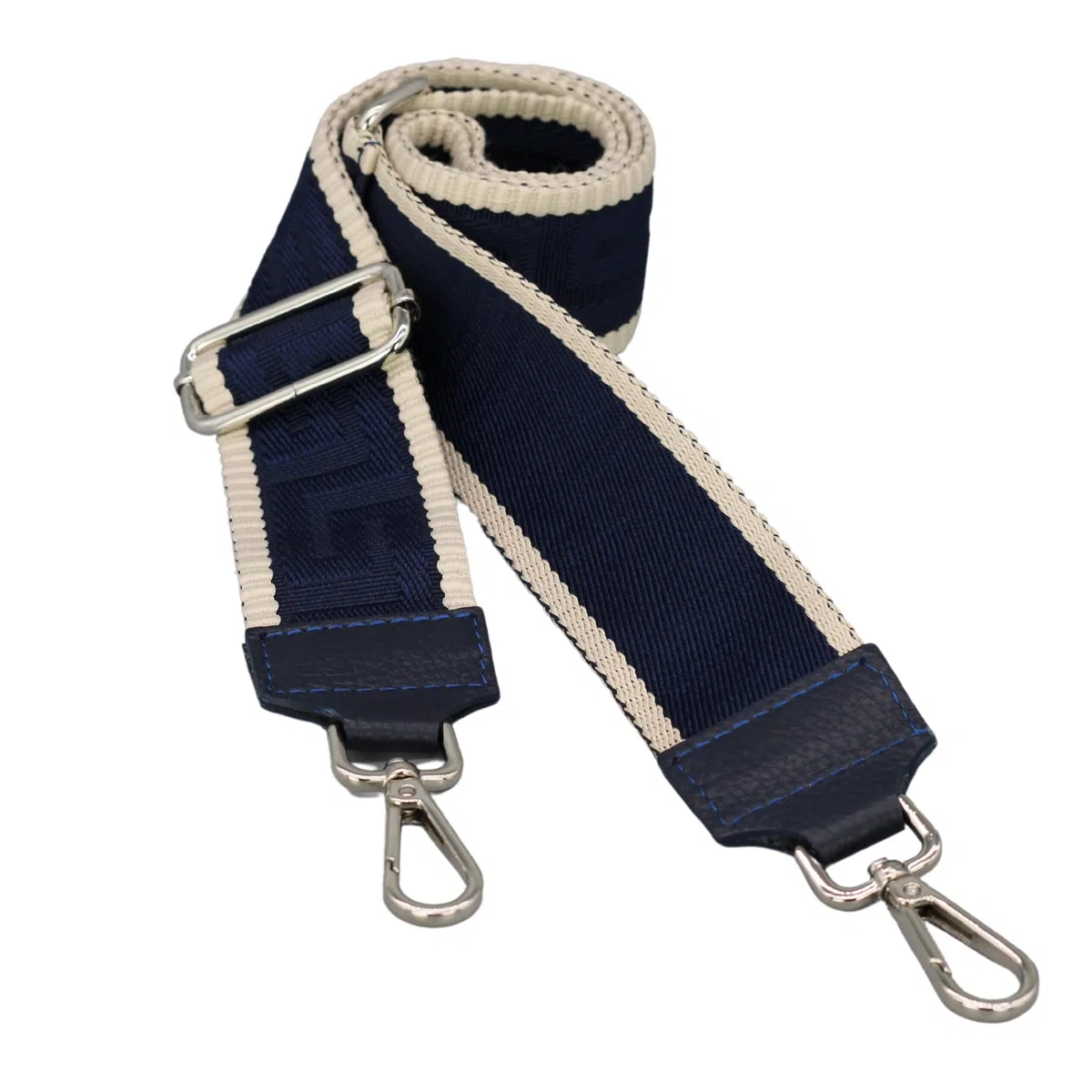 BRISE Taschengurt für Damen & Herren, 5 cm Breiter Schultergurt, Verstellbarer 80-130 cm Taschenriemen aus Polyesterstoff und Leder, Stylischer Riemen mit 360 Drehbarer Kopf, DIY-Zubehör