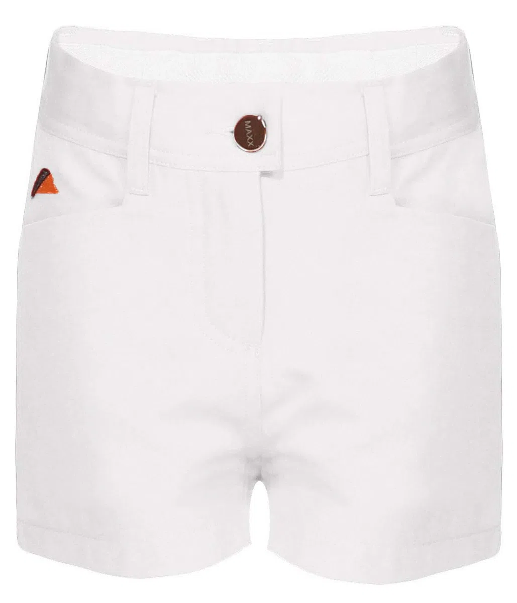 MAXX Golf Short Mädchen mit verstellbarem Bund, gerade Form, Golfshort