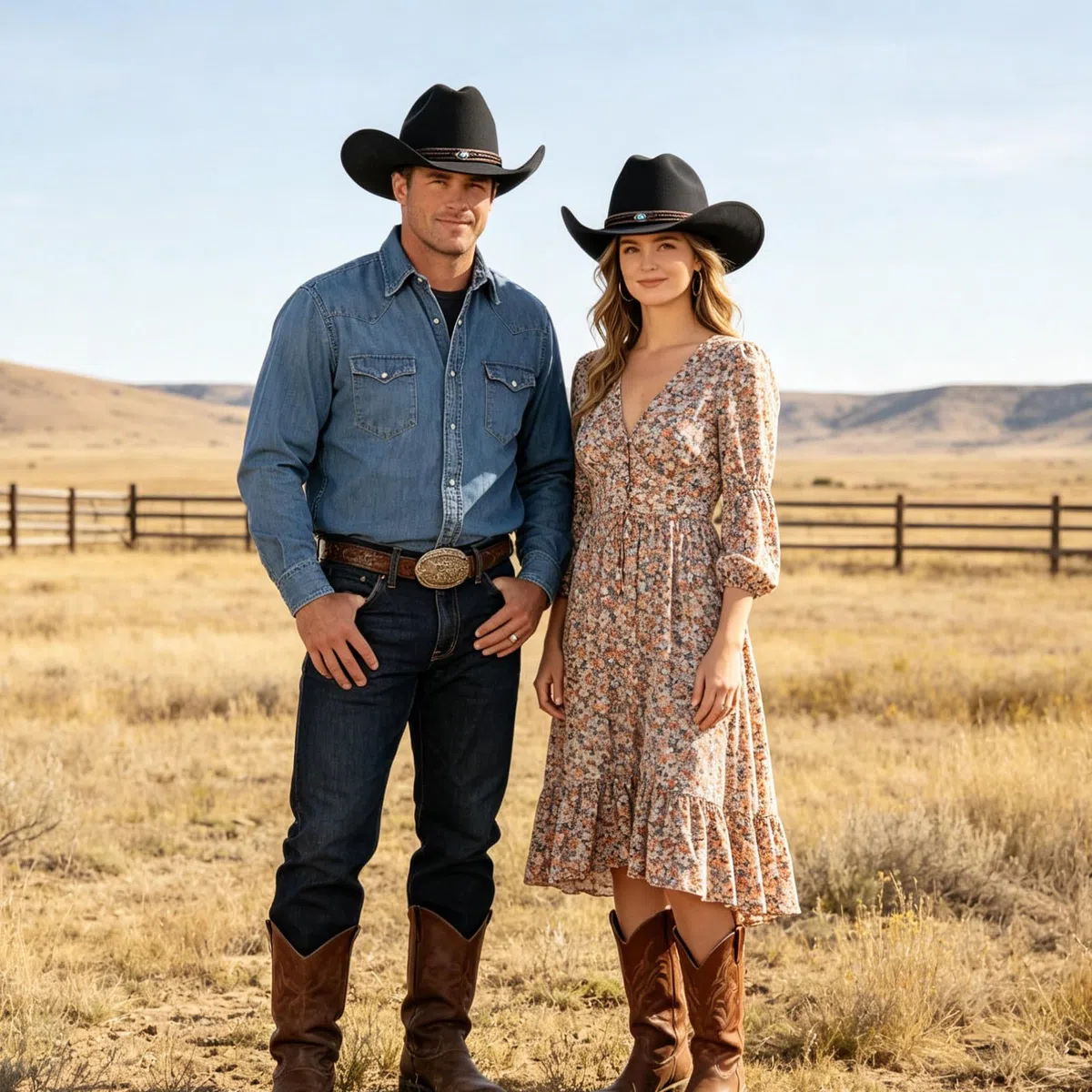 SIGONE Unisex Western Cowboy Filzhut Schwarz, Outdoorhut mit Breitem Rand & Verstellbarem Rückenband, Klassischer Hut für Männer Frauen Outdoor-Aktivitäten