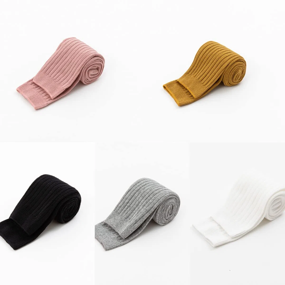 3/5 Packungen Baby-Strumpfhosen für Mädchen, Zopfmuster, fußlos, Strumpfhose, feste Baumwolle, Strumpfhose für Säuglinge, Kleinkinder, 0–4 Jahre