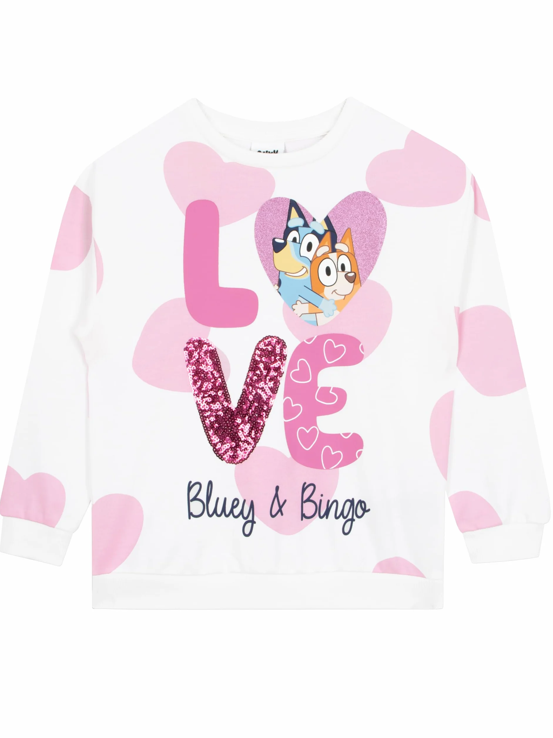 BlueY Pullover Mädchen | Bingo Kinder Pullover Mädchen | Baumwolle Sweatshirt Kinder