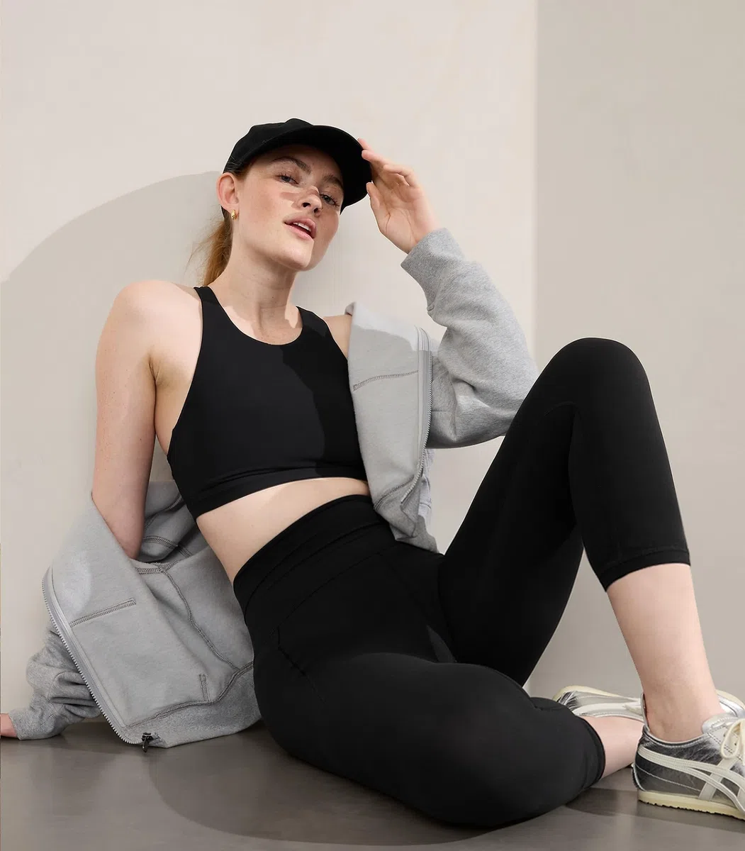 BAYDI Creamlush Capri Leggings Damen High Waist 3/4 Leggings für Yoga Pilates Freizeit Alltag