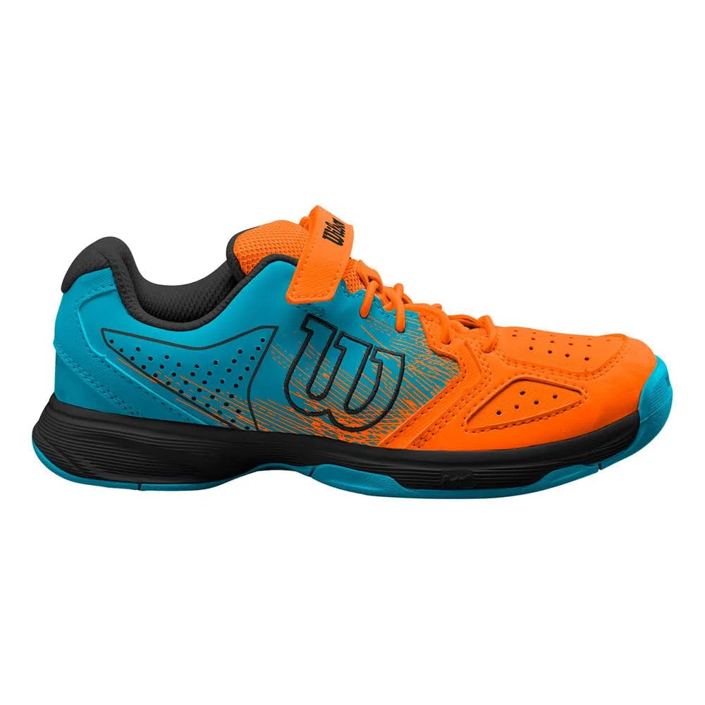Wilson Kinder KAOS Bela K Orange Tig/Barr Reef/Bk Padelschuhe Padelschuh Orange-Türkis EU 33 1/3 Neu