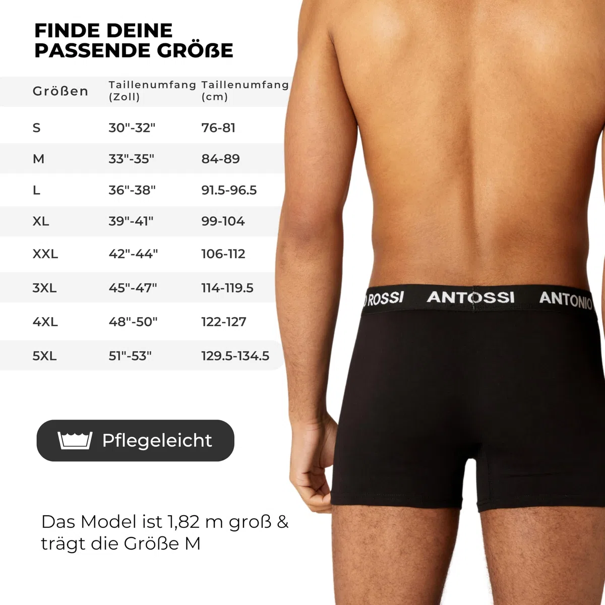 Antonio Rossi 12er-Pack Herren-Boxer-Hipster Boxershorts Multipack mit elastischem Bund