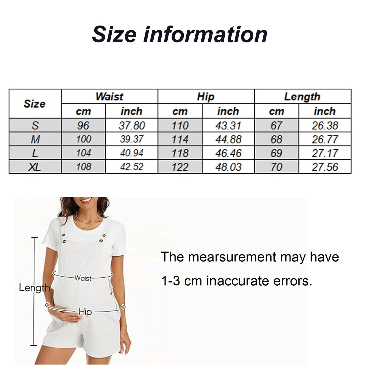 Generisch Latzhose Schwangerschaft Kurz Damen Umstands Jumpsuit Lose Baumwolle Overalls Sommer