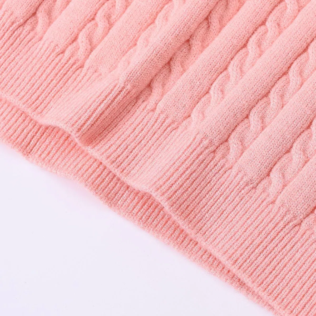 2025 - Kleinkind-Jungen/Mädchen, Rüschenweste, Pullover, ärmellos, warm, Strickwaren, Tops, warmer Ganzkörperanzug für Babys