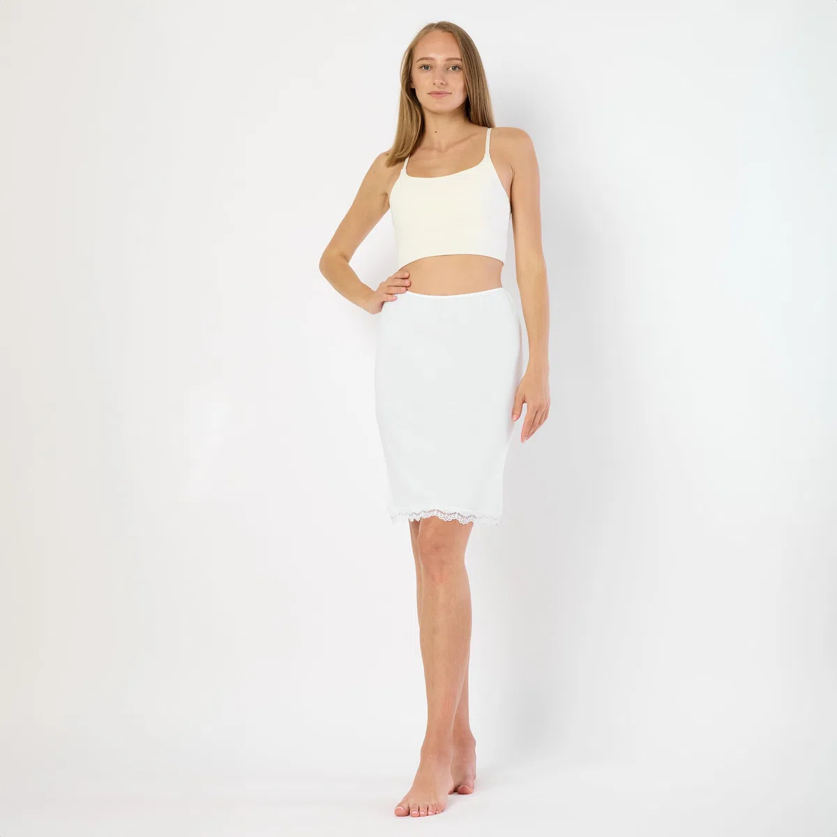 Bellivalini Unterrock Damen Bequeme Sommermode für Damen BLV50-176