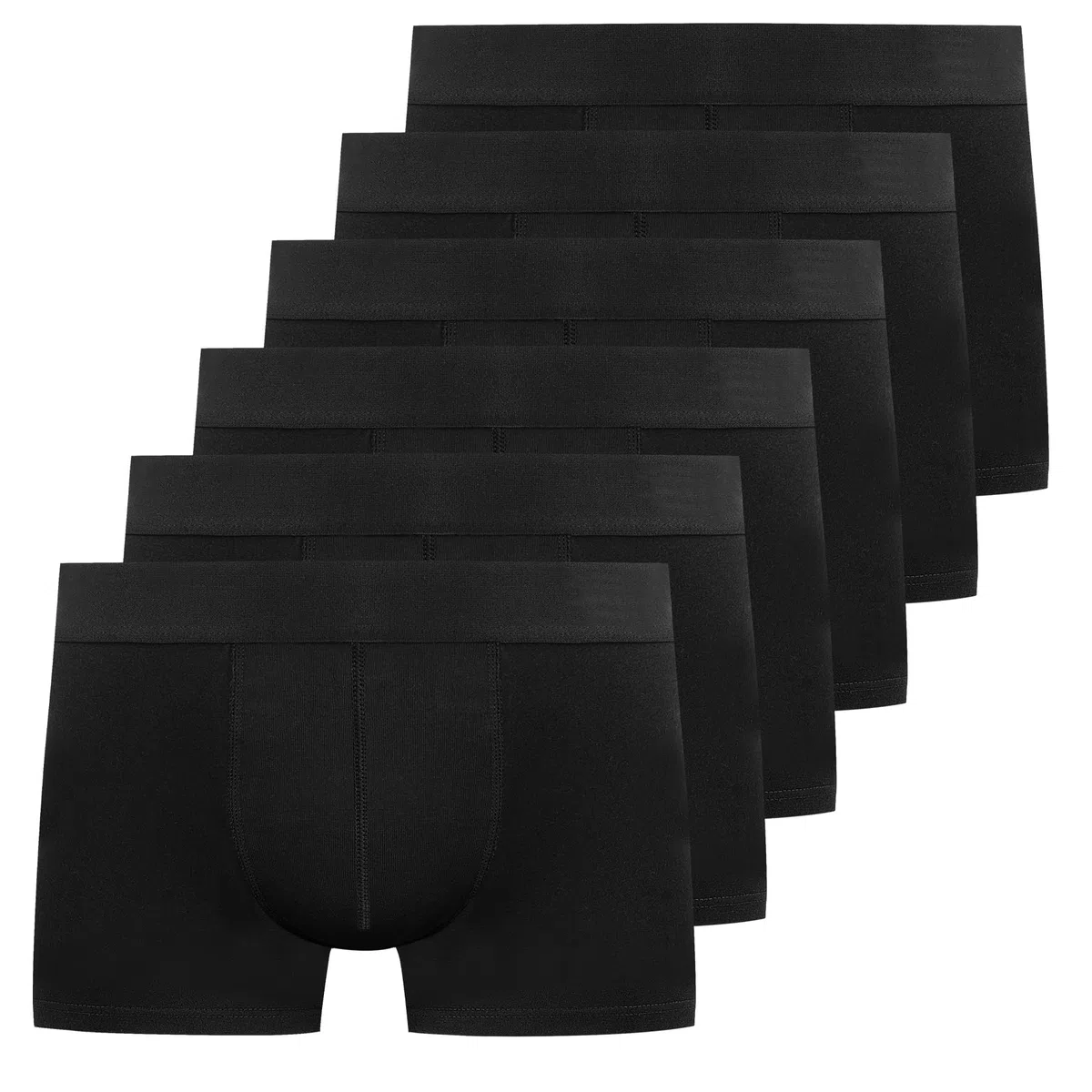 YouShow Boxershorts Herren 6 Pack Baumwolle Unterhosen Männer Ohne Kratzenden Zettel Retroshorts Unterwäsche Boxer