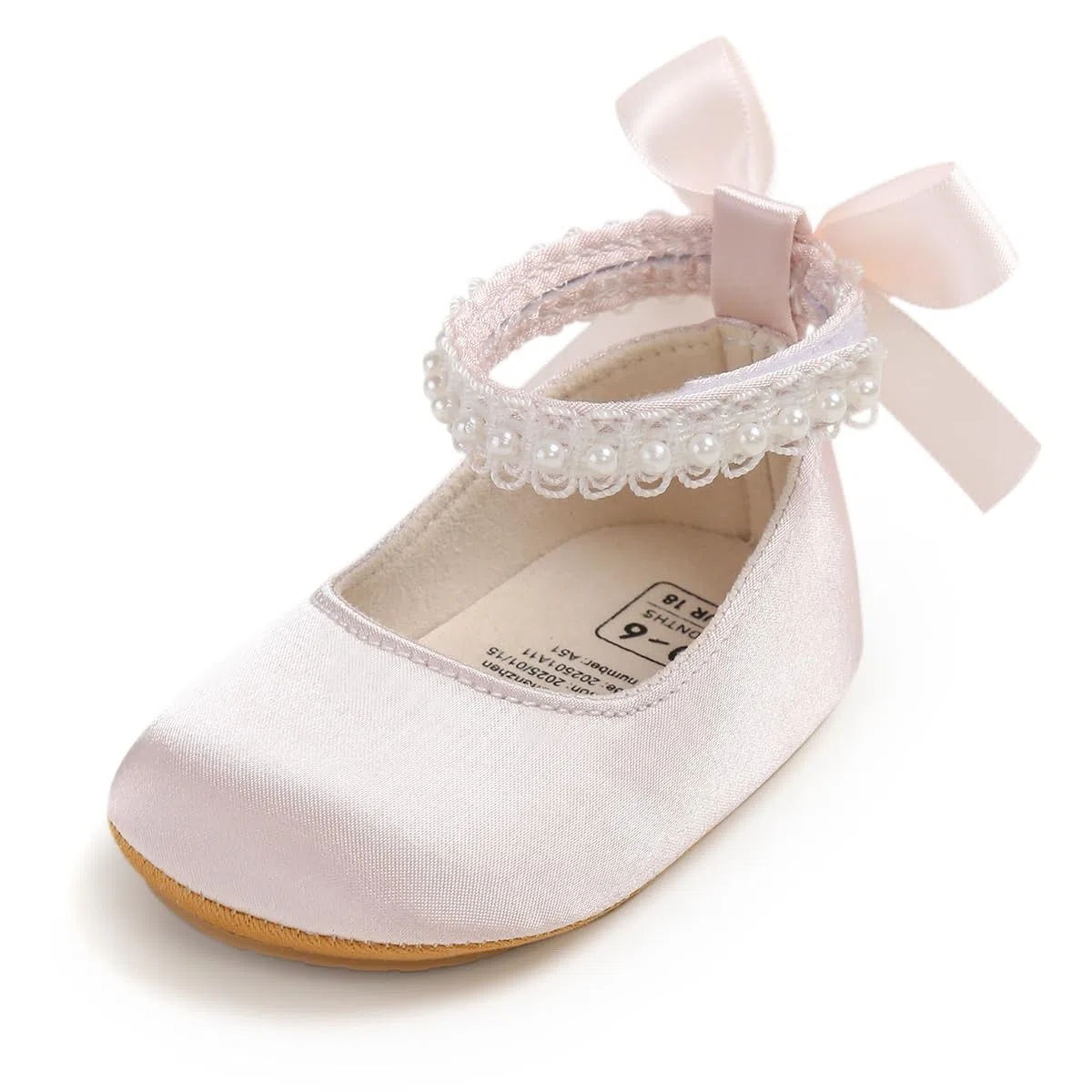 Baby Mary Jane Prinzessin Lauflernschuhe mit Perle 0-18M