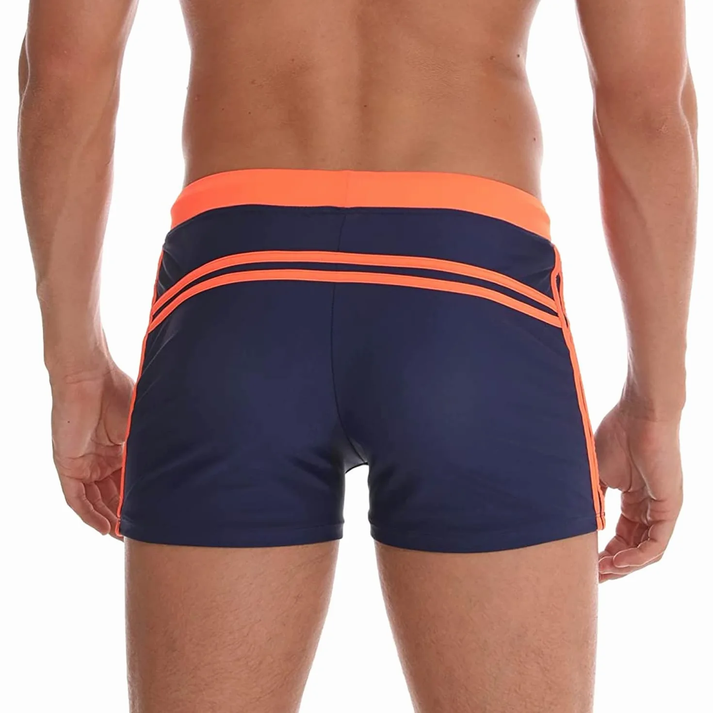 Arcweg Badehose Herren Eng Kurz Badeshorts mit Tunnelzug Schwimmhose Wassersport Kurze Hose UV Schutz Jungen Schwimmwear Schulschwimmen