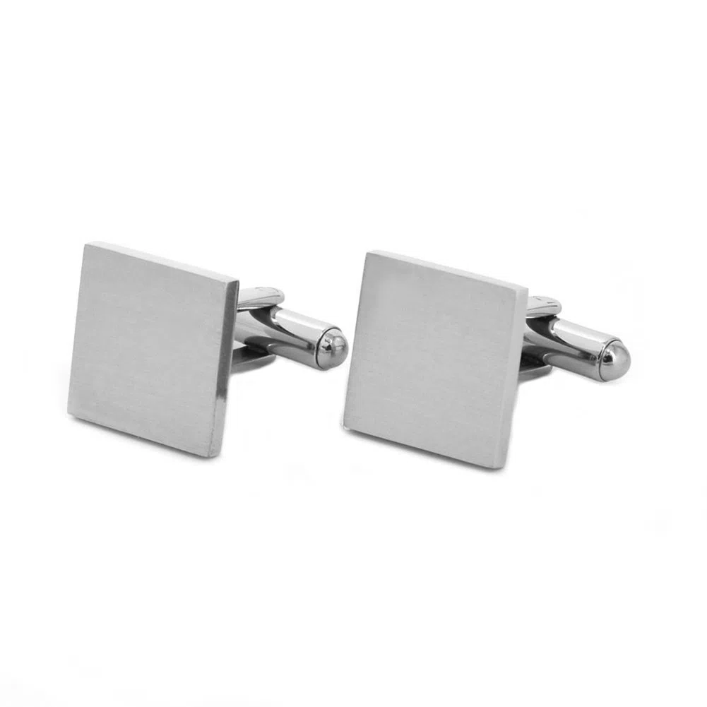Manschettenknöpfe Herren und Krawattennadel Set Silber Cufflinks Manschetten Knopf Edelstahl für Hemd Hochzeit Geburtstag Geschenk Valentinstagsgeschenk