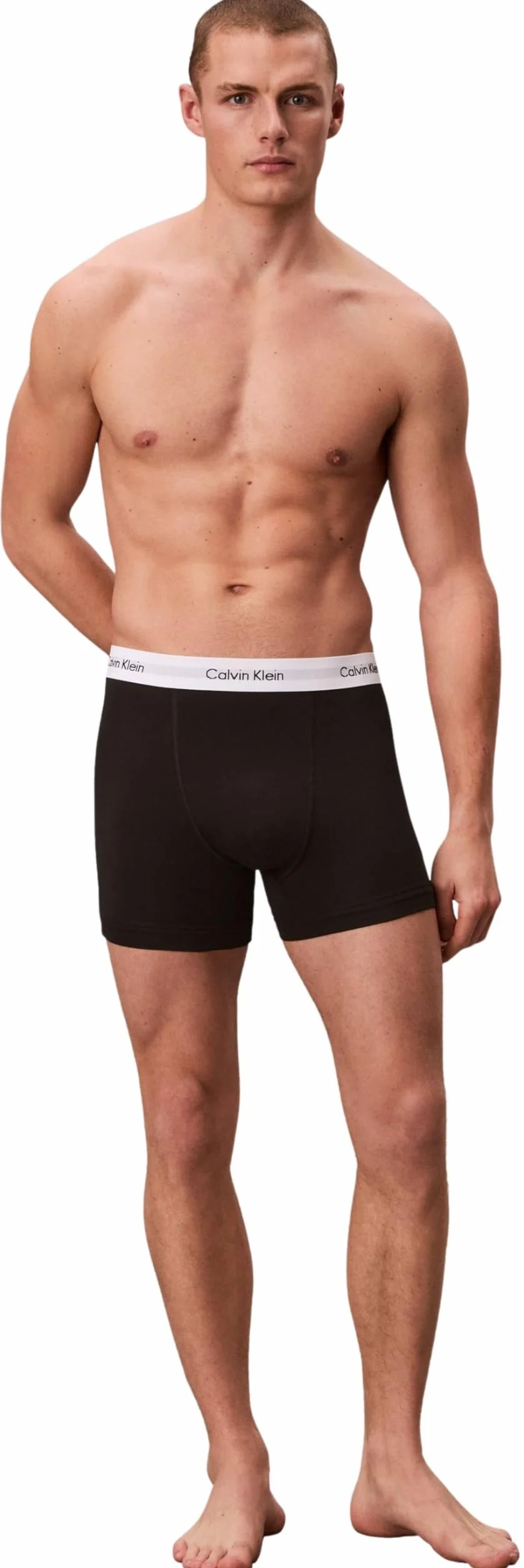 Calvin Klein Herren Boxershorts Trunks 3er Pack mit Logobund