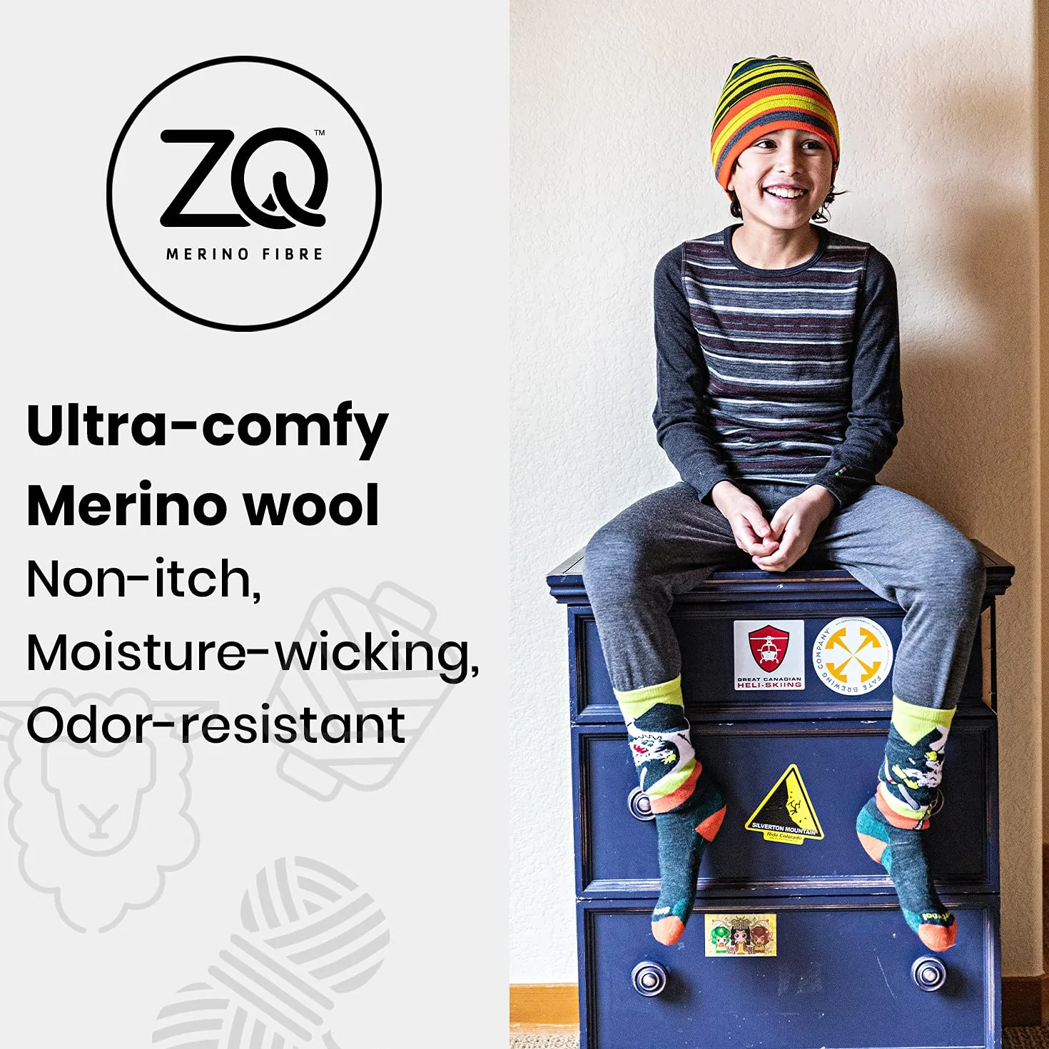 Smartwool Unisex Kinder Wandersocken mit Durchgehender Polsterung