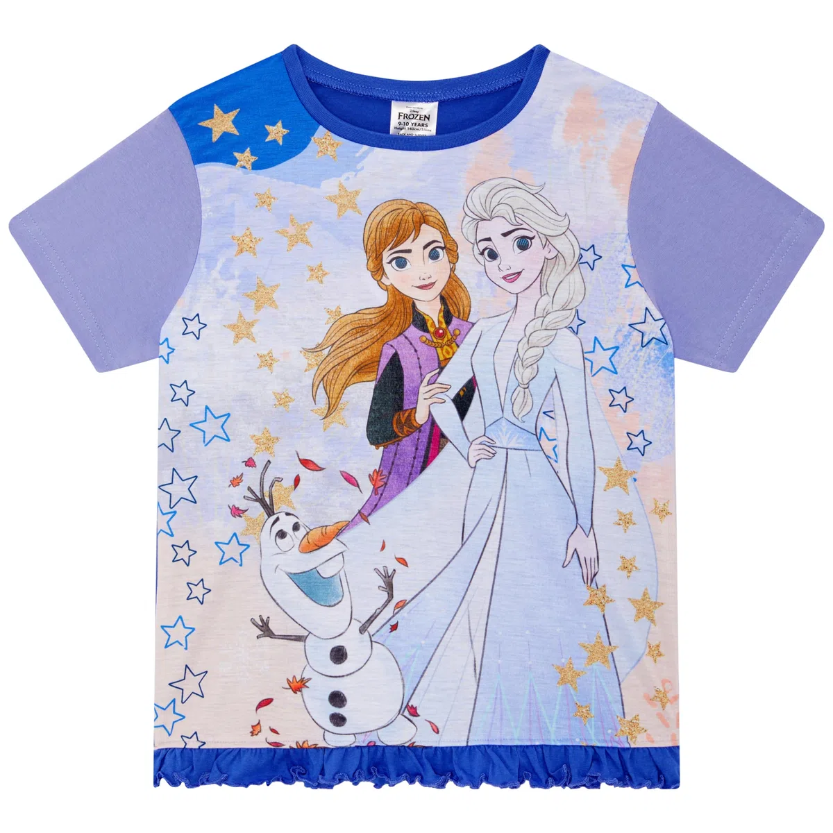 Disney Die Eiskönigin/Frozen Kurzer Schlafanzug für Mädchen