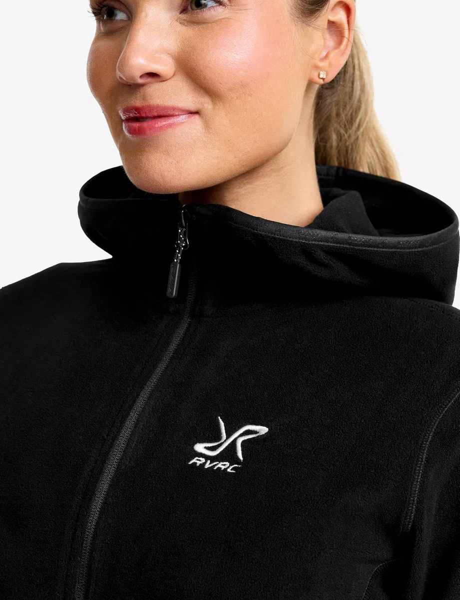 RevolutionRace Hiker Fleece Hoodie für Damen, leichter elastischer Fleece-Hoodie