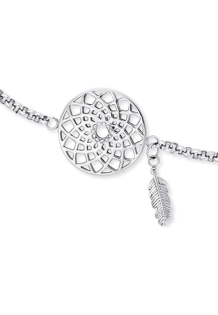 Engelsrufer Fußkettchen für Damen mit Anhänger, 925er Sterlingsilber rhodiniert, oder Edelstahl, verstellbare Länge, nickelfrei, Allergiker geeignet