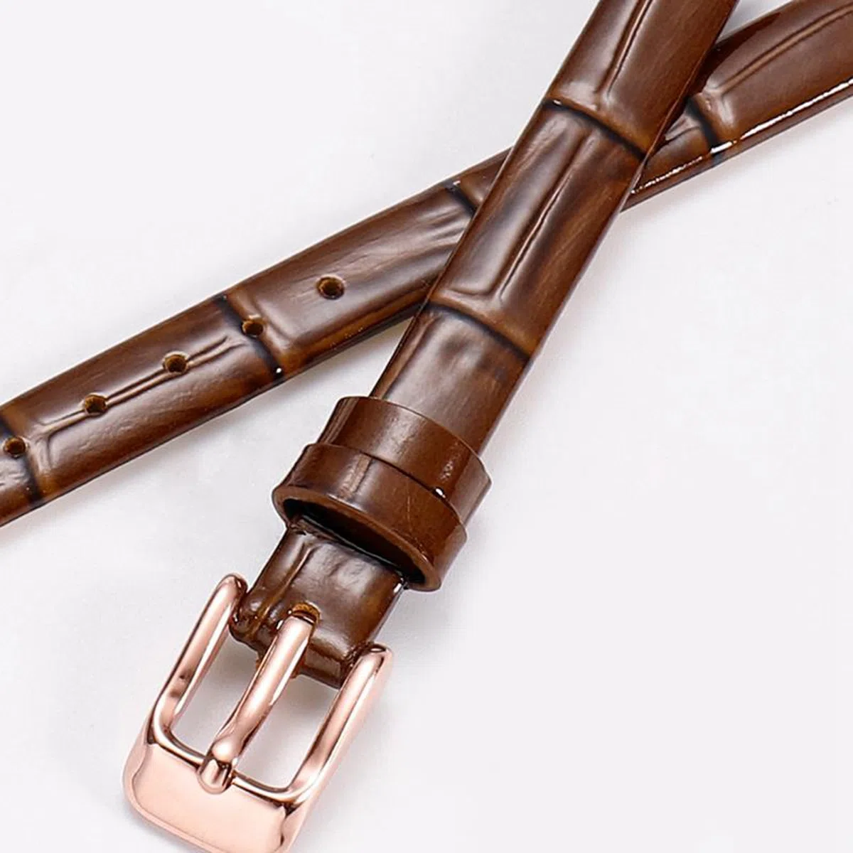 Armband 6–18mm, Damen-Armband aus echtem Leder, kleines, dünnes Armband