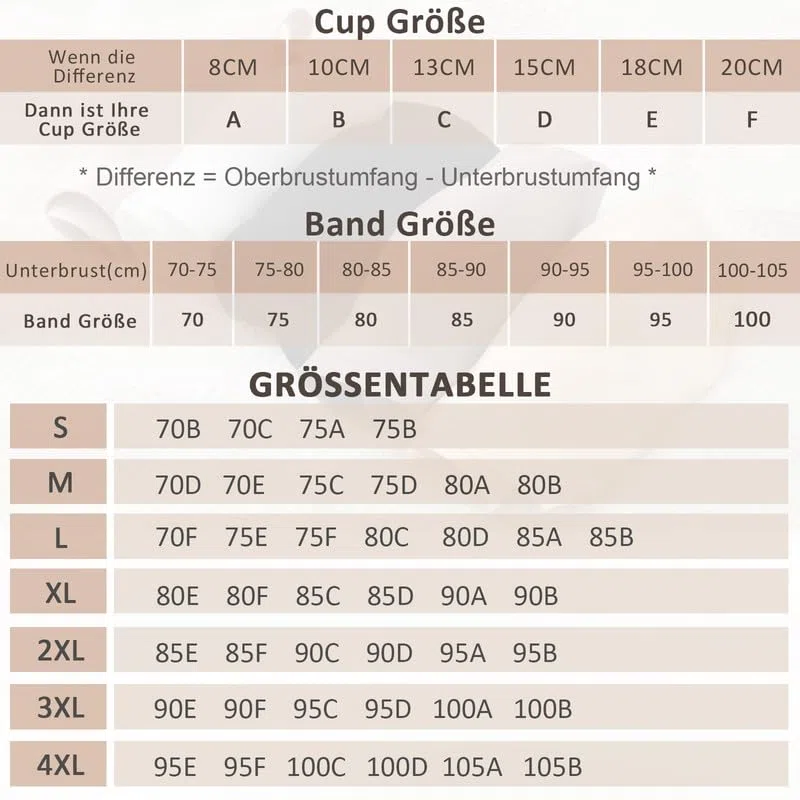 Jiuday BH Damen ohne Bügel Große Brüste Nahtloser Push Up BH Soft Bequemer Seamless Bra T Shirt Bügelloser Gepolstert Klassische Bralette