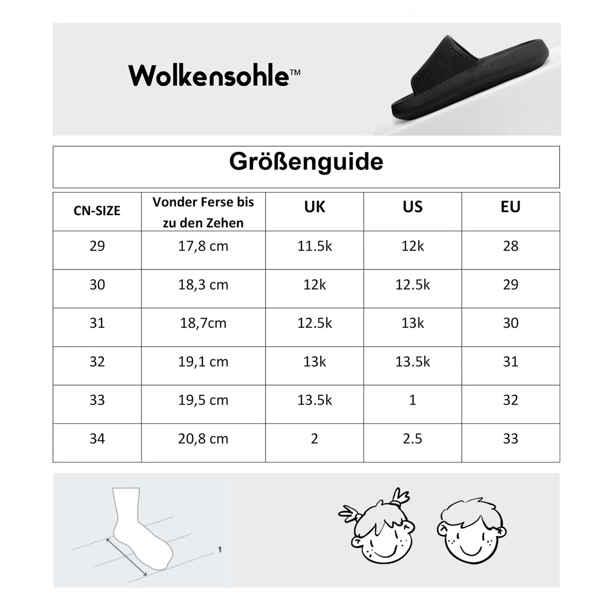 Badelatschen Kinder Unisex Mädchen Jungen Badeschlappen Cozislides Original Badeschuhe Rutschfeste Schwimmbad Strand schlappen
