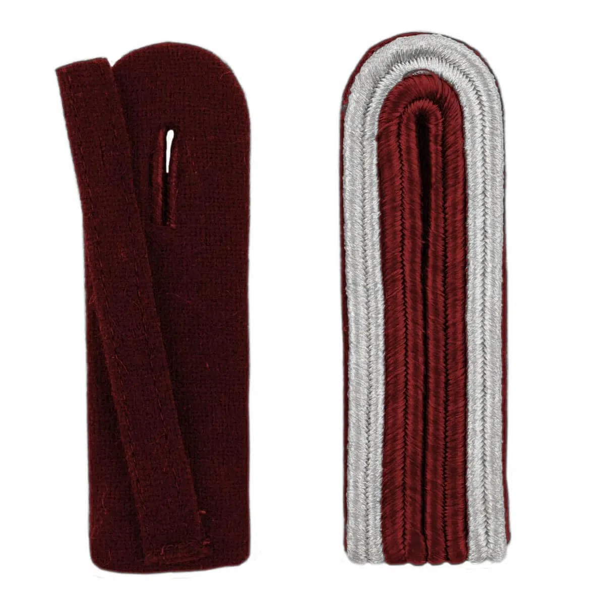 Deitert Schulterstücke mit Aussensoutache silber