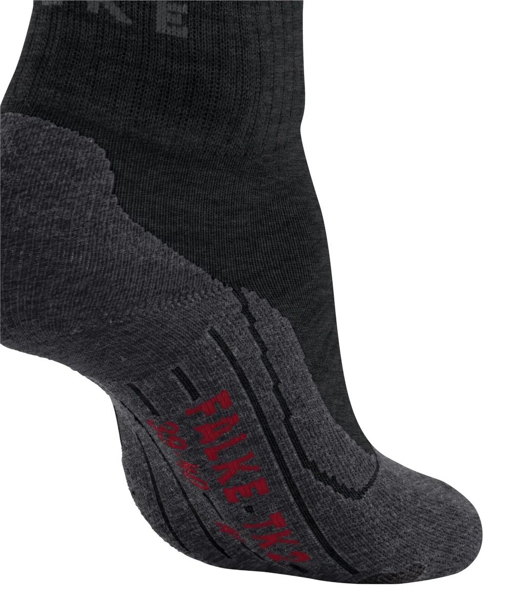 FALKE Damen TK2 Short Wandersocken atmungsaktive schnelltrocknende klimaregulierende geruchshemmende Wolle Funktionsmaterial mittelstarke Polsterung antiblasen kurz warm Trekkingsocken 1 Paar